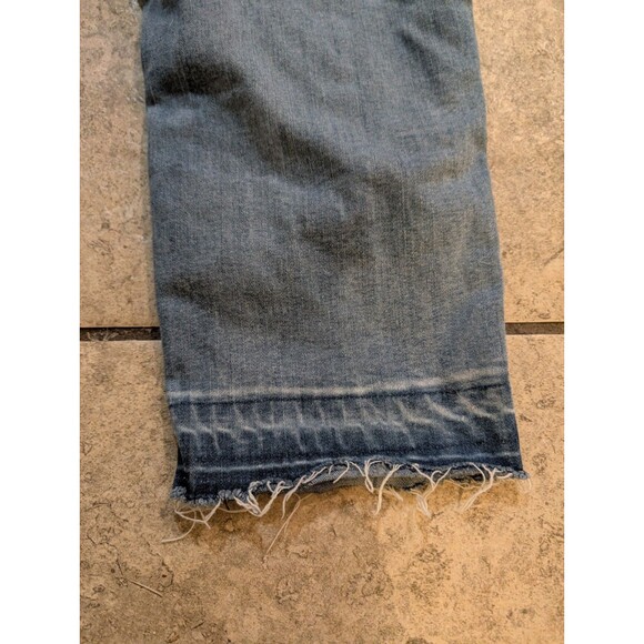 Time and Tru Maternity Jeans Women’s XXL 2X (20) Over Belly Panel Blue Raw Hem - Picture 4 of 10